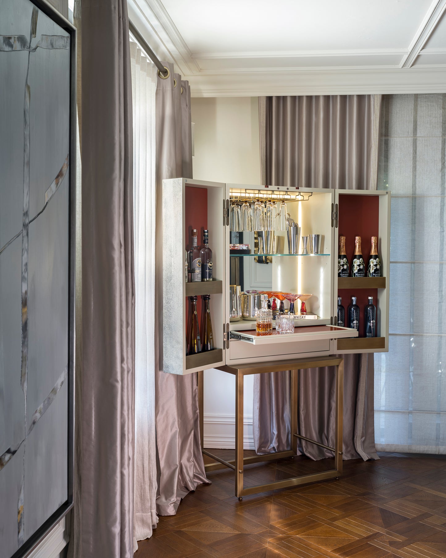 BULUT Liquor Cabinet
