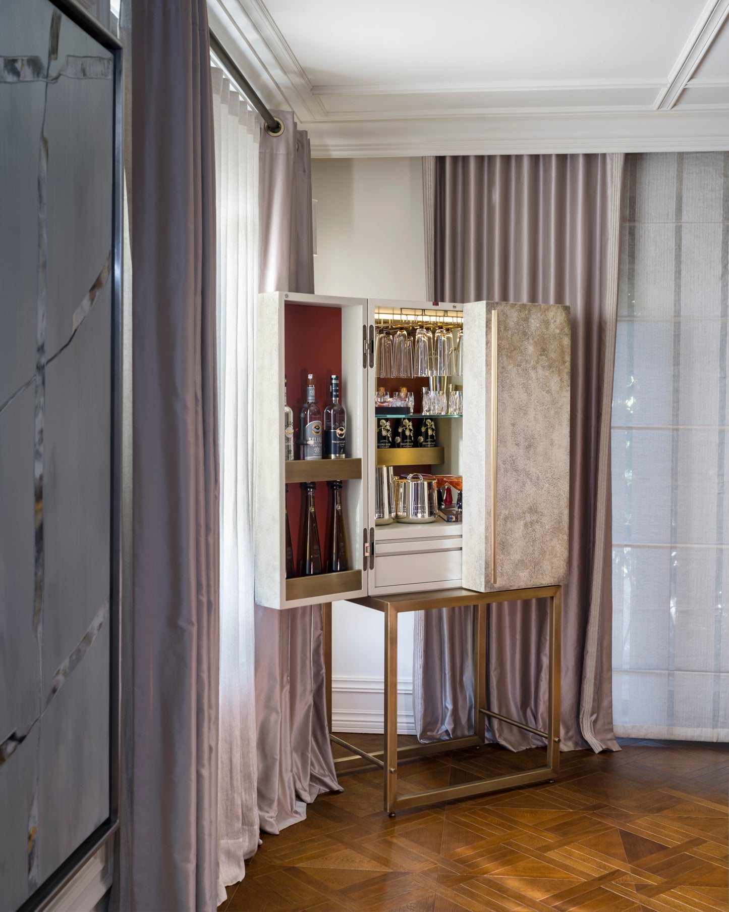 BULUT Liquor Cabinet